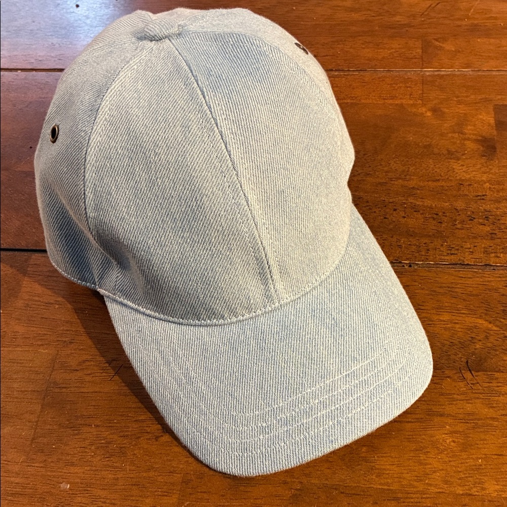 Sezane October CLASSIC Light Blue Denim Cap 🧢